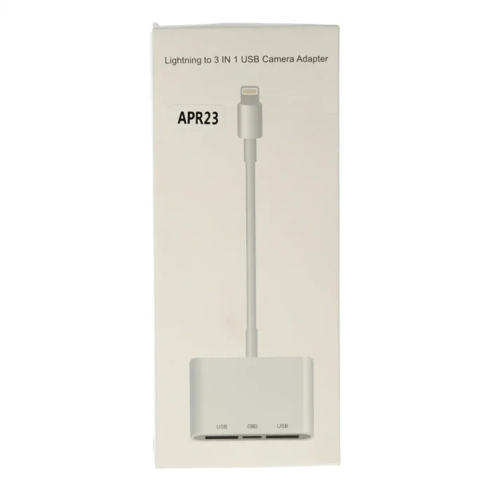 BUĞZ Apr23 Iphone Otg 3in1 - Beyaz