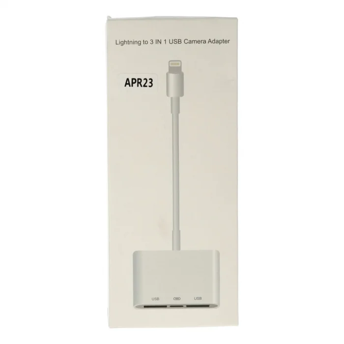 BUĞZ Apr23 Iphone Otg 3in1 - Beyaz