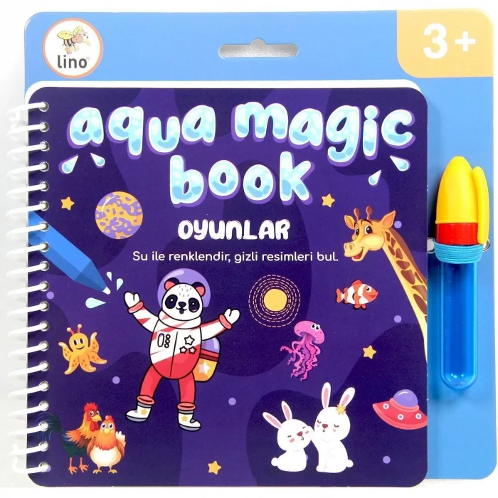 BUĞZ Aqua Magic Oyunlar Sihirli Boyama Kitabı