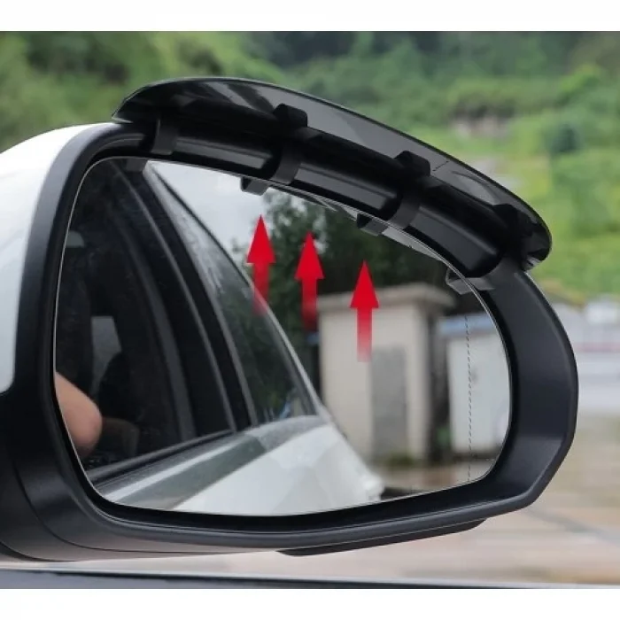 BUĞZ Araba Ayna Yağmur Koruyucu Siper Karbon Desenli