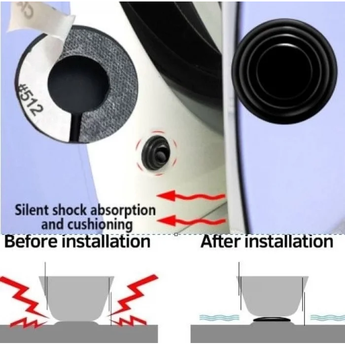 BUĞZ Araba Kapı Ses ve Darbe Emici Pad 10 Adet