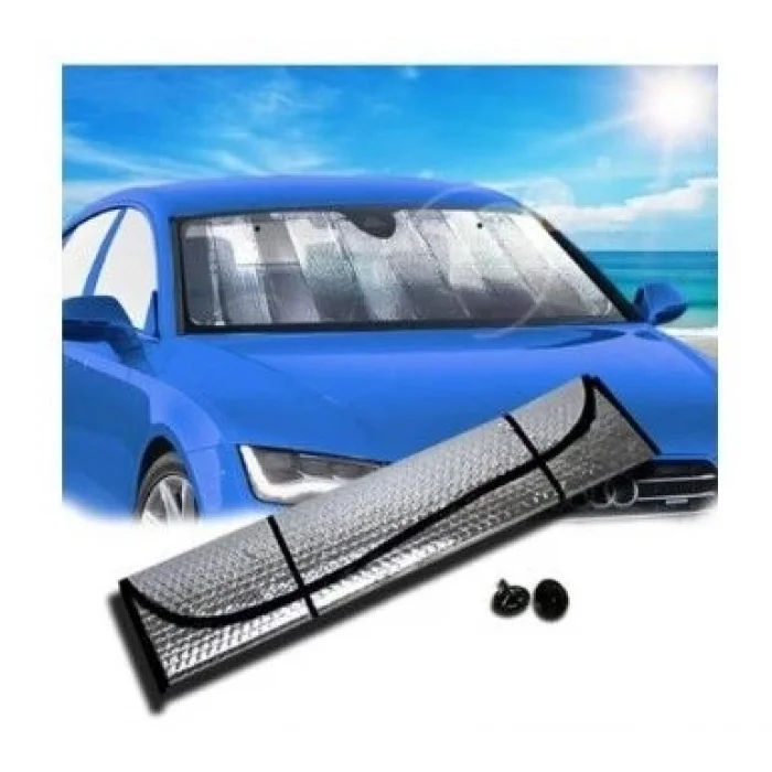 BUĞZ Araba Ön Cam Güneşliği 130*60 cm Parlak