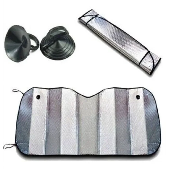 BUĞZ Araba Ön Cam Güneşliği 130*60 cm Parlak
