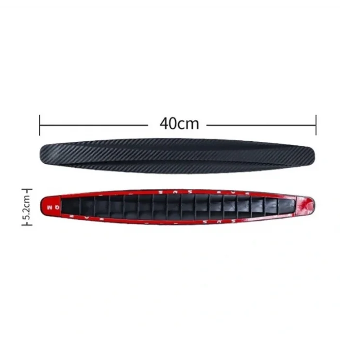 BUĞZ Araba Tampon Koruyucu Karbon Desenli Beyaz