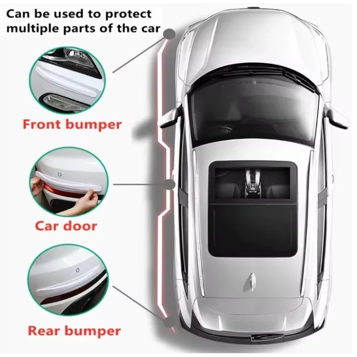 BUĞZ Araba Tampon Koruyucu Karbon Desenli Siyah