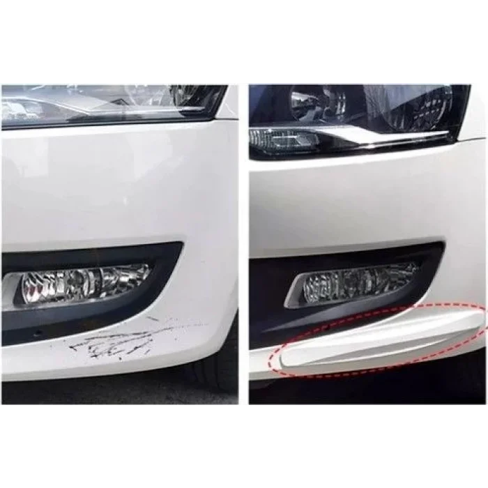  Araba Tampon Koruyucu Karbon Desenli Siyah Beyaz