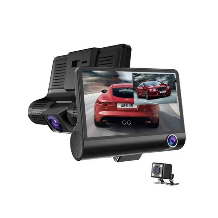 BUĞZ Araç DVR Kamera Çift Lensli 4 İnç Ekranlı G Sensörlü - BUĞZ