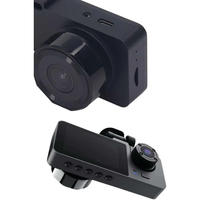 BUĞZ Araç İçi Dikiz Kamerası Sürüş Kaydedici 3 Lensli DVR Kamera - Lisinya
