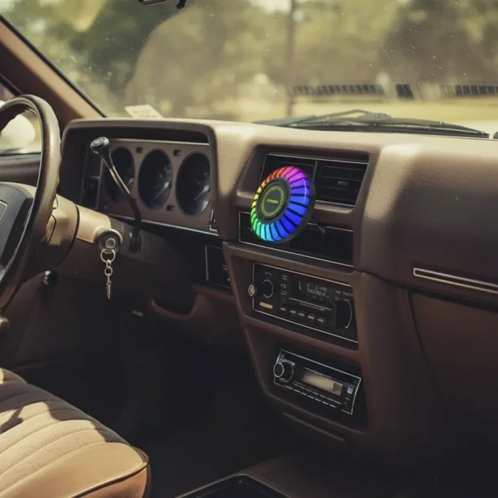 BUĞZ Araç İçi Koku Hazneli RGB Sese Duyarlı LED Işık