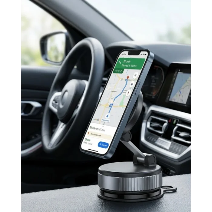 BUĞZ Araç İçi Manyetik Telefon Tutucu Katlanabilir Navigasyon Standı