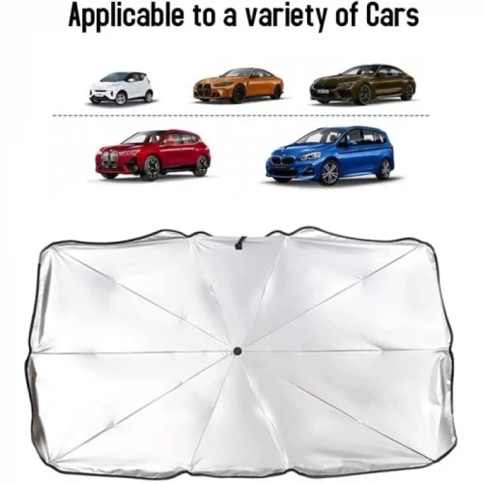  Araç İçi Ön Cam Şemsiye Güneşlik