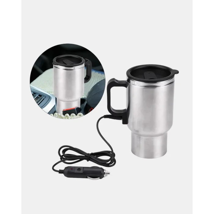 BUĞZ Araç İçi Su Isıtıcı Termos Kupa 12 Watt Enerji Tasarruflu