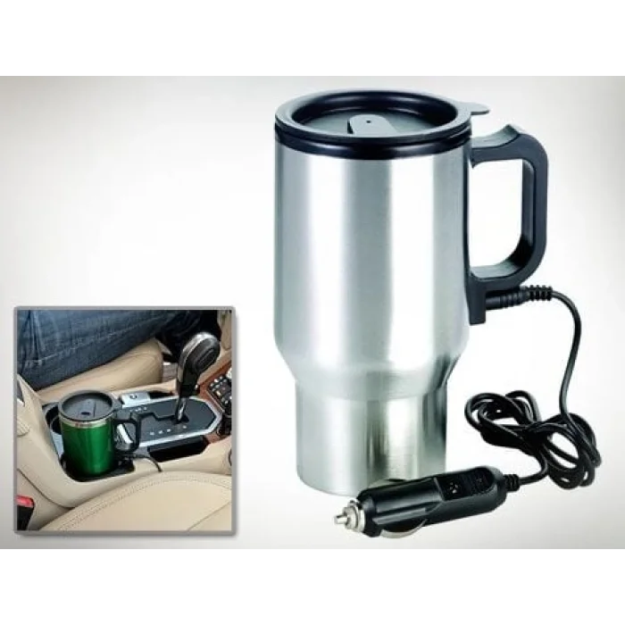 BUĞZ Araç İçi Su Isıtıcı Termos Kupa Bardak
