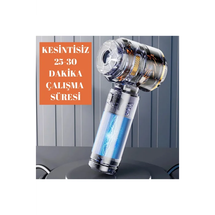 BUĞZ Araç içi süpürge şarjlı gümüş 0-250 watt 71-80 dba 2 yıl garantili 2-3 saat şarj süresi