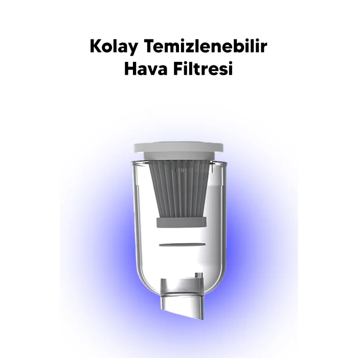 BUĞZ Araç içi süpürge siyah 0-250 watt 5-10 dba ses seviyesi 1-2 saat şarj 2 yıl garantili