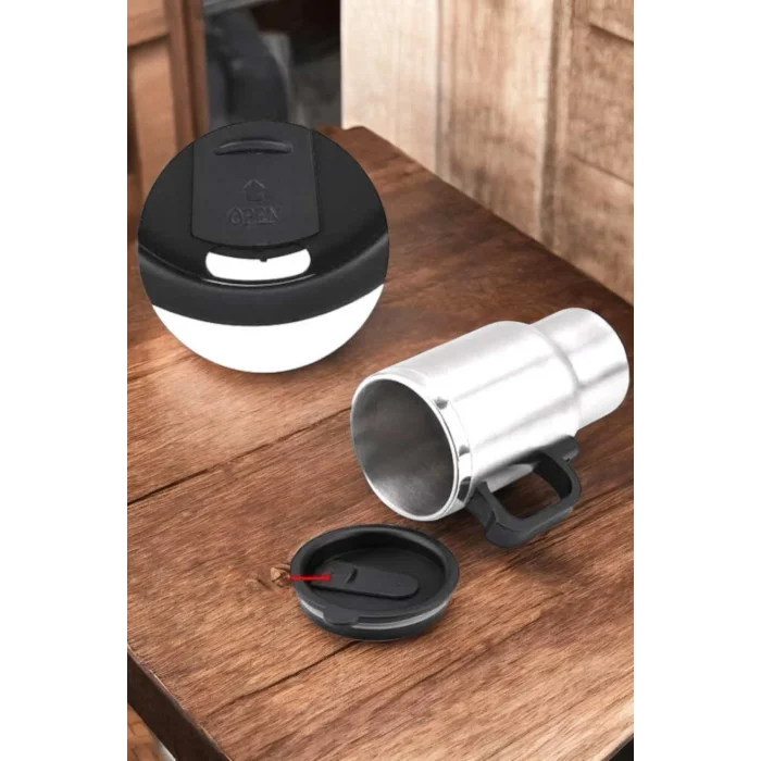  Araç İçi Termos 12 Watt Isıtıcı Uzun Süre Sıcak Tutabilen