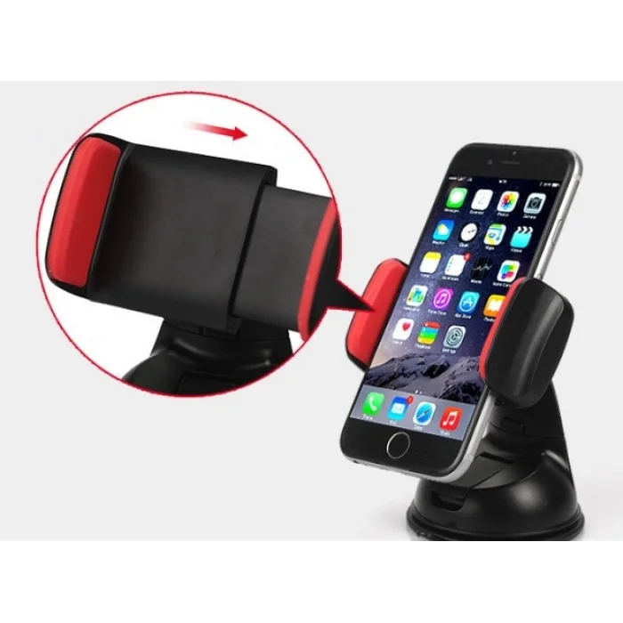 BUĞZ Araç İçi Torpido ve Cam Vakumlu Kısa Boy Telefon Tutucu