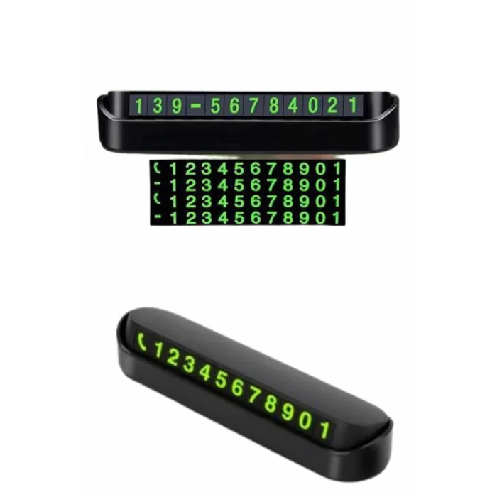  Araç Park Numaratörü Tüm Araçlara Uyumlu Araba Numaralık