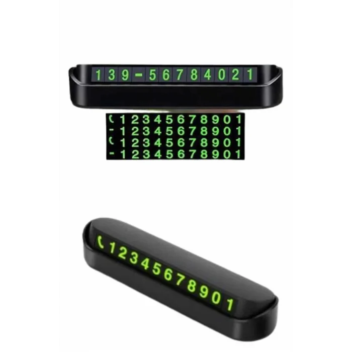  Araç Park Numaratörü Tüm Araçlara Uyumlu Araba Numaralık