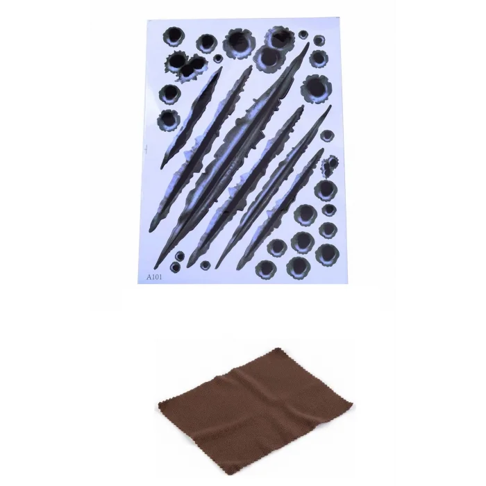 BUĞZ Araç Sticker Seti Yara Bere Oto Sticker Yara Şeklinde 3D