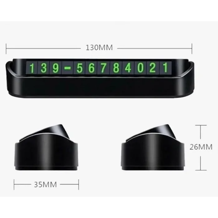 BUĞZ Araç Torpido Üstü Aç Kapa Numaratör Turuncu Kutu