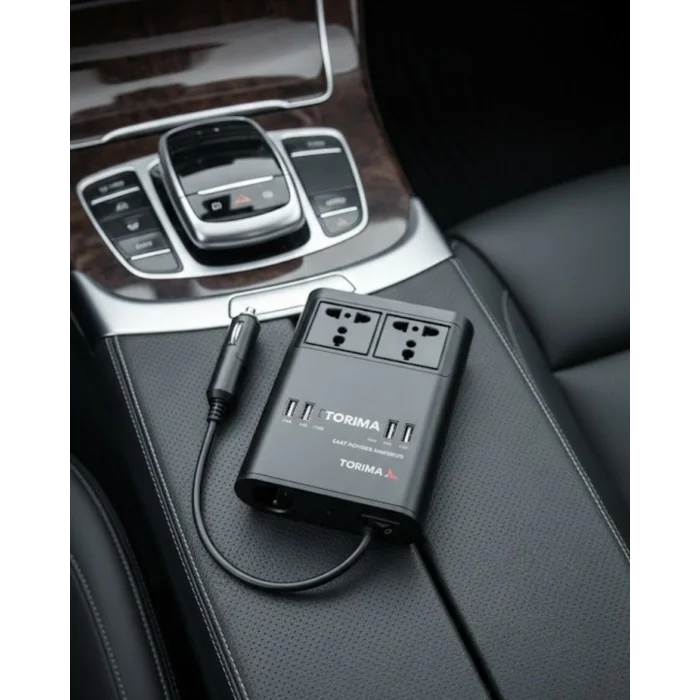 BUĞZ Araçta 220V Kullanım Sağlayan USB Destekli Güç İnvertörü