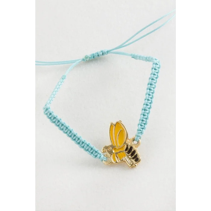 BUĞZ Arı Makrome Örgülü Bileklik