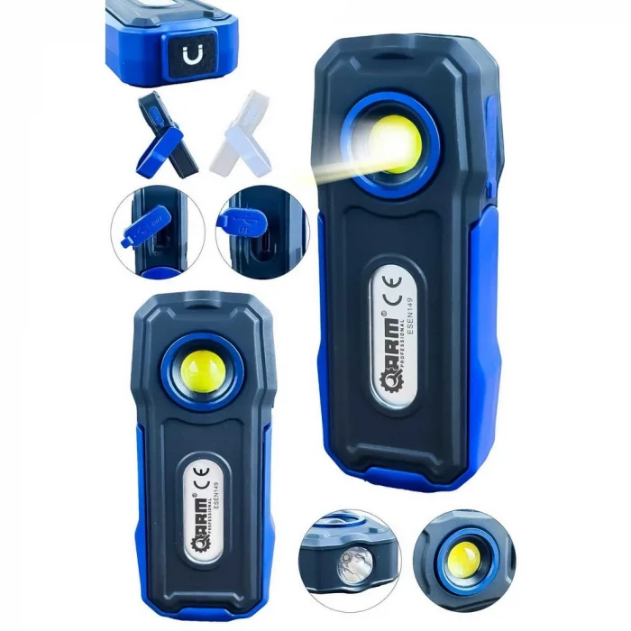 BUĞZ Arm 350lümen Powerbank Şarjlı Tamirci Feneri Mıknatıslı Led Lamba