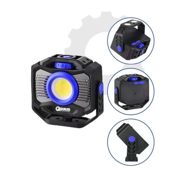 BUĞZ Arm Esen200a Çift Mıknatıslı Döner Gövdeli 2000 Lümen Led Şarjlı Çalışma Lambası