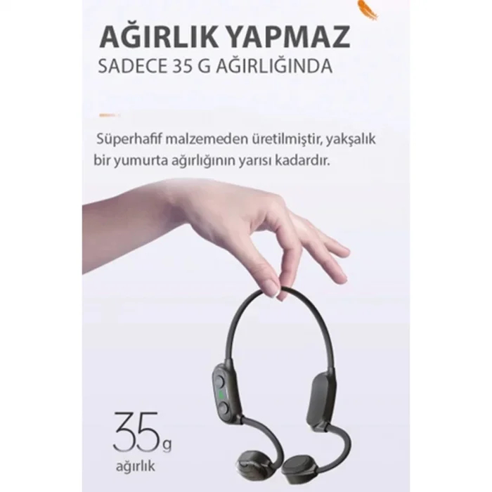 BUĞZ As10 Plus Suya Dayanıklı Bluetooth Kulaklık - Siyah