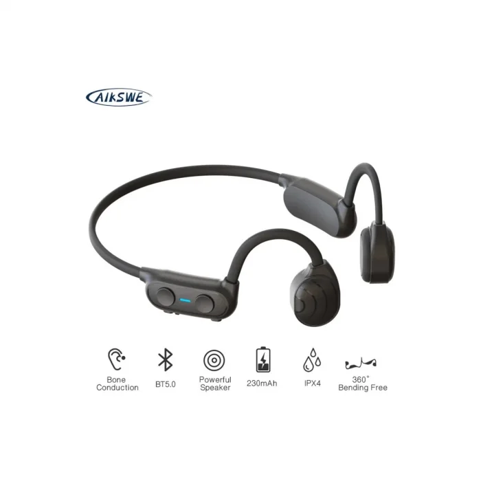 BUĞZ As10 Plus Suya Dayanıklı Bluetooth Kulaklık - Siyah