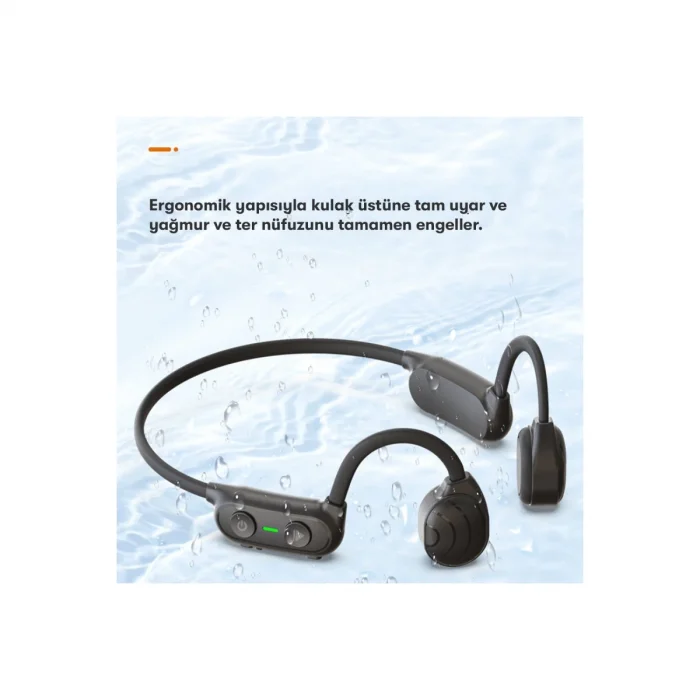 BUĞZ As10 Plus Suya Dayanıklı Bluetooth Kulaklık - Siyah