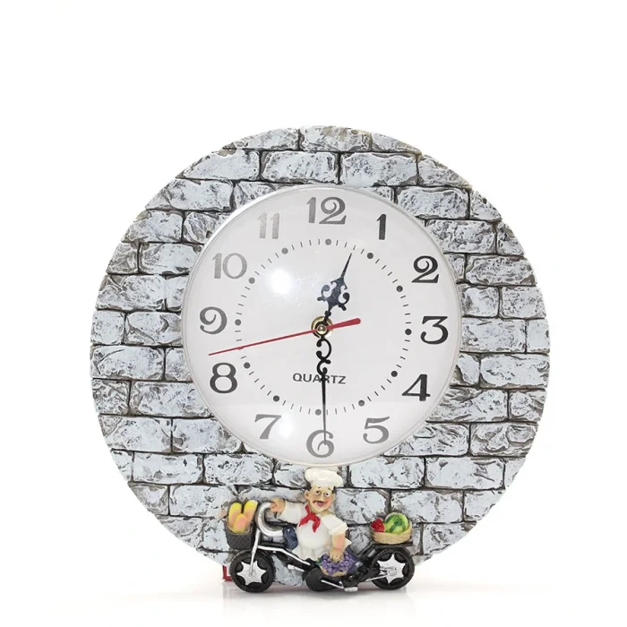 BUĞZ Aşçı Tasarımlı Polyester Duvar Saati Model 1