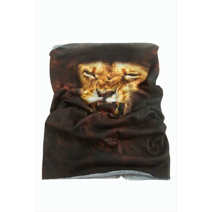 BUĞZ Aslan Desenli Baff Boyunluk
