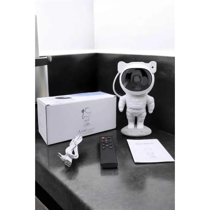 BUĞZ Astronot Görünümlü Projeksiyon Speaker Taşınabilir
