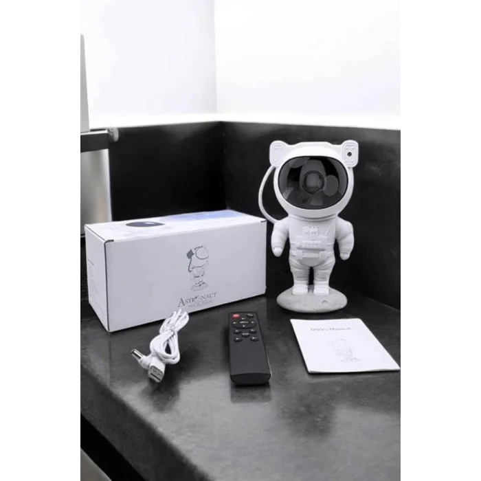  Astronot Görünümlü Projeksiyon Speaker Taşınabilir