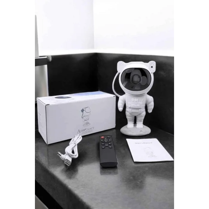 BUĞZ Astronot Görünümlü Projeksiyon Speaker Taşınabilir - BUĞZ