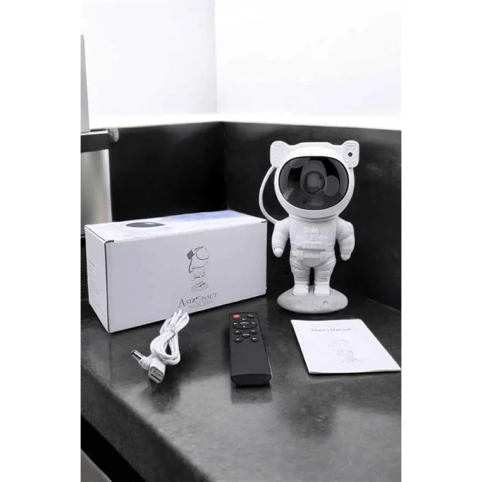 BUĞZ Astronot Görünümlü Projeksiyon Speaker Taşınabilir - BUĞZ