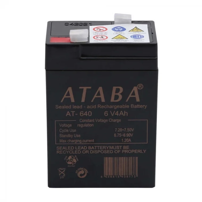 BUĞZ Ataba At-640 6v 4ah Işıldak Aküsü