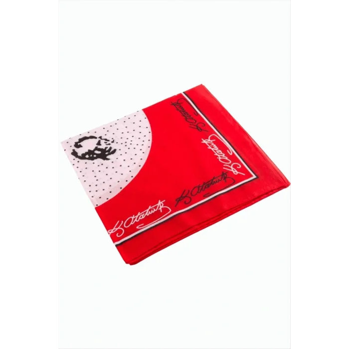 BUĞZ Atatürk İmzalı Desenli Bandana 50*50