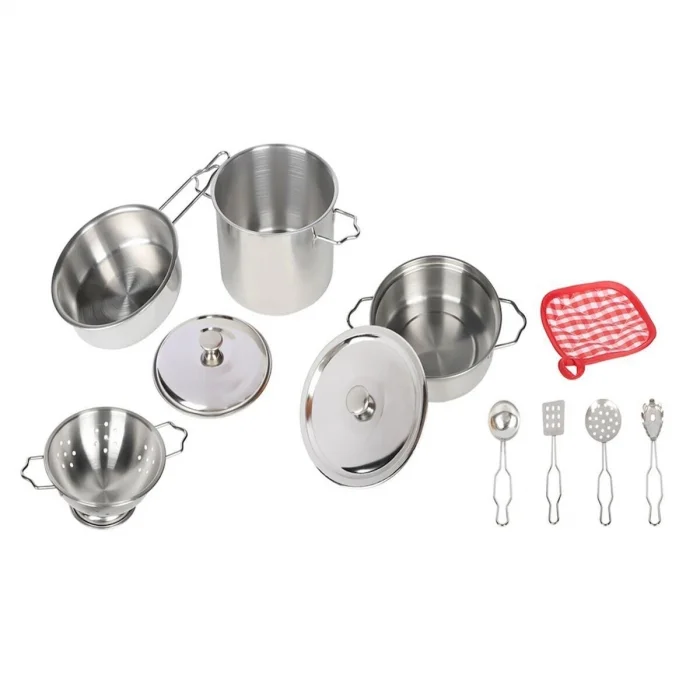 BUĞZ ATF-3815-1A 11 PARÇA ÇELİK TENCERE TAVA SET