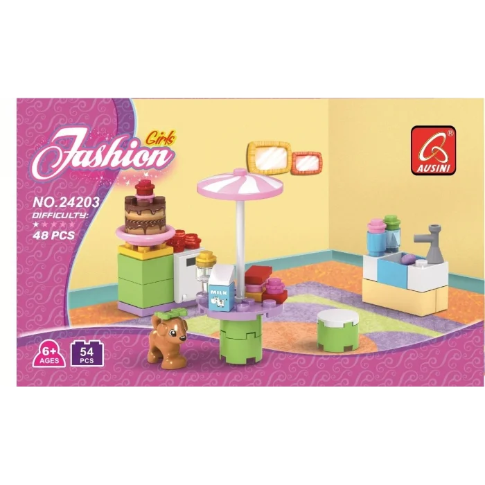 BUĞZ Ausini  Parça Fashion Girls Pasta Dükkanı