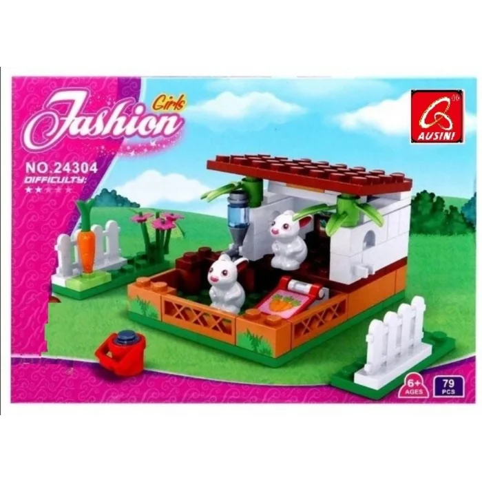 BUĞZ Ausini  Parça Fashion Girls Tavşan Evi