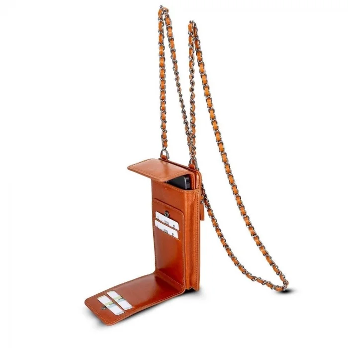  Avjin 6.9 inch Uyumlu Deri Kılıf Cüzdan Askılı RST2EF