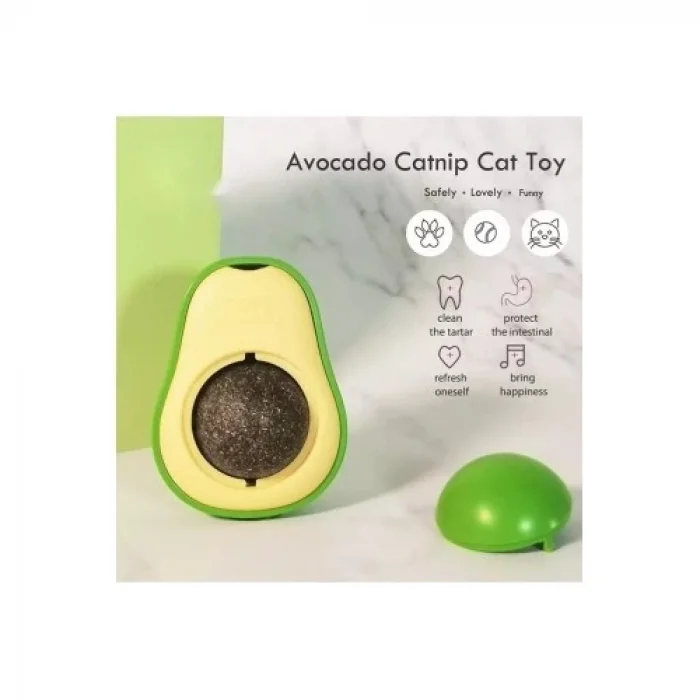 BUĞZ Avokado Tasarımlı Kedi Yalama Topu
