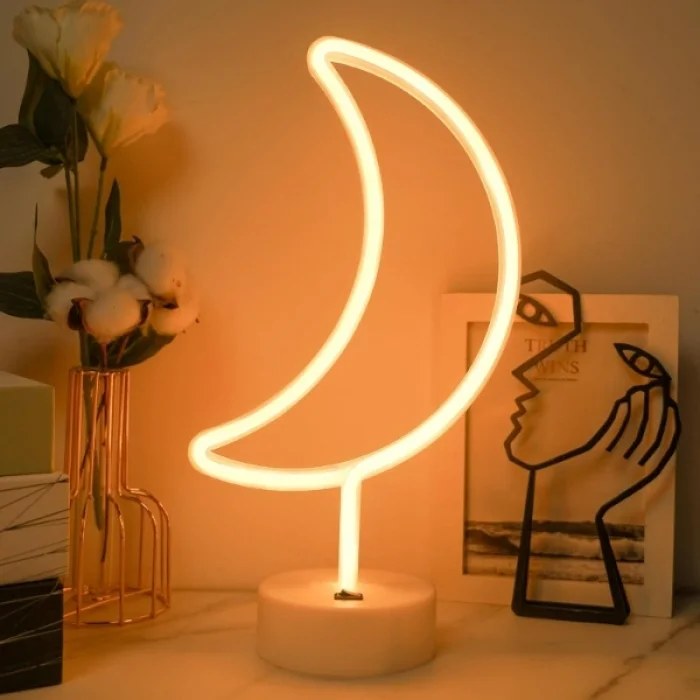 BUĞZ Ay Neon LED Lamba