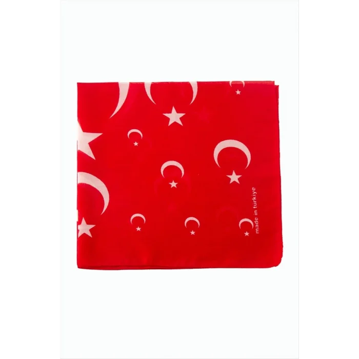 BUĞZ Ay Yıldız Desenli Bandana 50*50