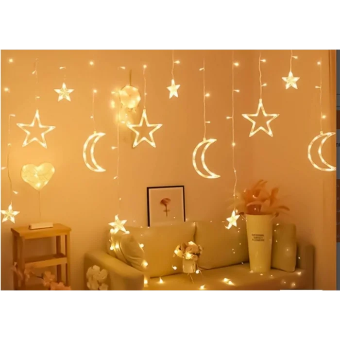 Ay Yıldız Perde Led 3m