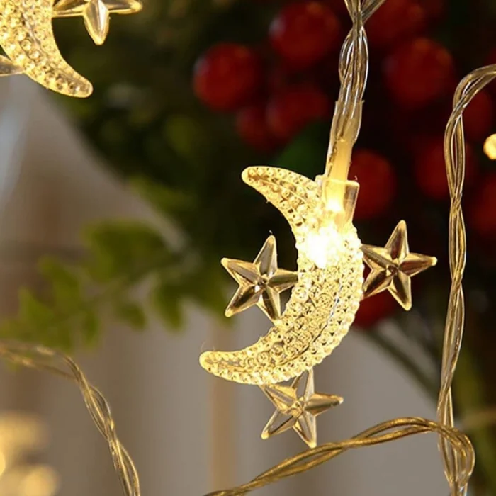 BUĞZ Ay Yıldız Tasarımlı 20 LED USB Aydınlatma