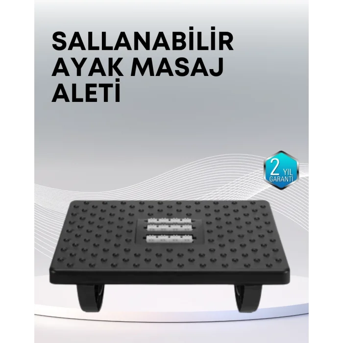 BUĞZ Ayak Destek ve Masaj Aleti – Ergonomik, Isıtmalı, Ayarlanabilir Yükseklik